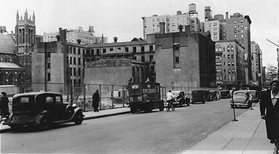 The Upper West Side in 1939 -- Amsterdam Avenue at 93rd Street, West side