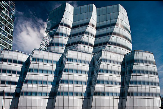 IAC building, designed by Frank Gehry. NYC, New York, USA